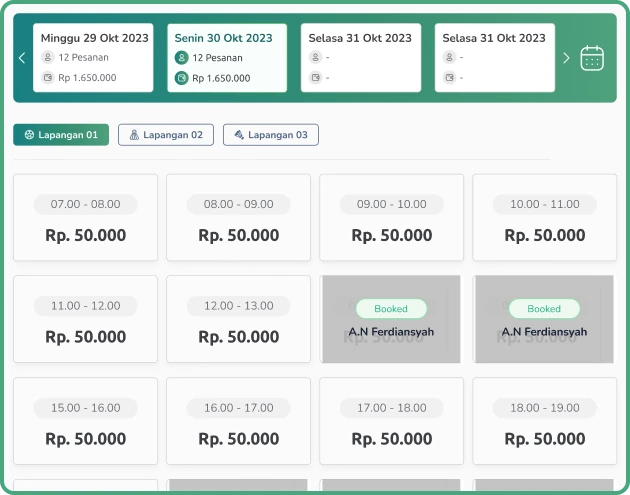 Booking